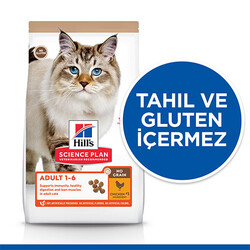 Hill’s SCIENCE PLAN No Grain Tavuklu Tahılsız Yetişkin Kedi Maması 1,5 Kg - Thumbnail