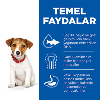 Hill’s SCIENCE PLAN Puppy Small & Mini Chicken Küçük Irk Tavuklu Yavru Köpek Maması 1,5 Kg 