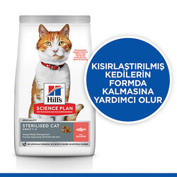 Hill’s SCIENCE PLAN Sterilised Somon Balıklı Kısırlaştırılmış Kedi Maması 3 Kg - Thumbnail