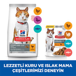 Hill’s SCIENCE PLAN Sterilised Tavuklu Kısırlaştırılmış Kedi Maması 1,5 Kg - Thumbnail