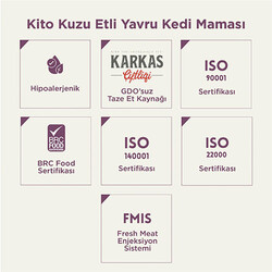 Kito Doğal Besi Kuzu Etli Yavru Kedi Maması 2 Kg - Thumbnail