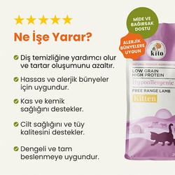 Kito Doğal Besi Kuzu Etli Yavru Kedi Maması 2 Kg - Thumbnail