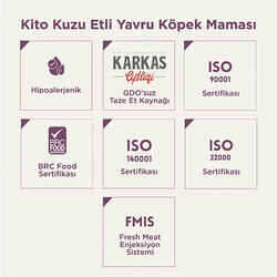 Kito Doğal Besi Kuzu Etli Yavru Köpek Maması 2,5 Kg - Thumbnail