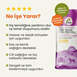 Kito Doğal Besi Kuzu Etli Yavru Köpek Maması 2,5 Kg - Thumbnail