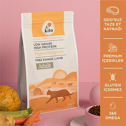 Kito - Kito Doğal Besi Kuzu Etli Yetişkin Kedi Maması 2 Kg 