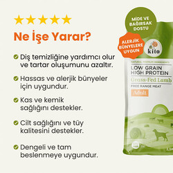 Kito Doğal Besi Kuzu Etli Yetişkin Köpek Maması 2,5 Kg - Thumbnail