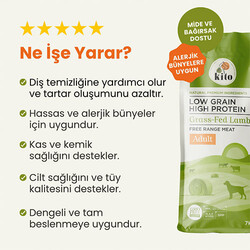 Kito Doğal Besi Kuzu Etli Yetişkin Köpek Maması 7 Kg - Thumbnail