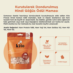 Kito Dondurularak Kurutulmuş Hindi Göğüs Köpek Ödülü 30 Gr - Thumbnail
