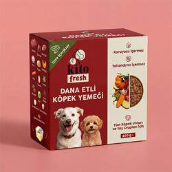 Kito - Kito Fresh Dana Etli Hipoalerjenik Taze Köpek Yemeği 250 Gr 