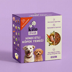Kito - Kito Fresh Hindi Etli Hipoalerjenik Taze Köpek Yemeği 250 Gr 