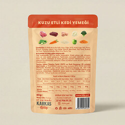 Kito Fresh Kuzu Etli Hipoalerjenik Taze Kedi Yemeği 80 Gr - Thumbnail