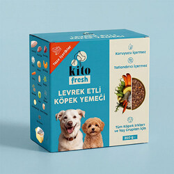 Kito - Kito Fresh Levrek Etli Hipoalerjenik Taze Köpek Yemeği 250 Gr 