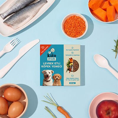 Kito Fresh Levrek Etli Hipoalerjenik Taze Köpek Yemeği 250 Gr 