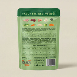 Kito Fresh Tavuk Etli Hipoalerjenik Taze Kedi Yemeği 80 Gr - Thumbnail