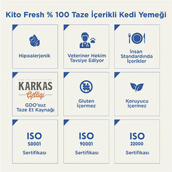 Kito Fresh Ton Balıklı Hipoalerjenik Taze Kedi Yemeği 80 Gr - Thumbnail