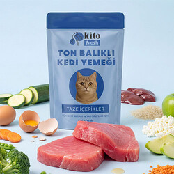 Kito Fresh Ton Balıklı Hipoalerjenik Taze Kedi Yemeği 80 Gr - Thumbnail