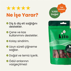 Kito Kurutulmuş Horoz Ayak Köpek Ödülü 100 Gr - Thumbnail