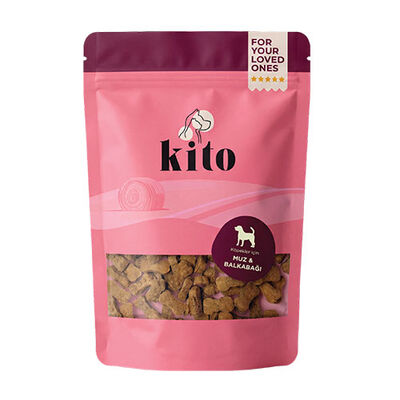 Kito Muz ve Balkabaklı Köpek Ödül Kurabiyesi 150 Gr 
