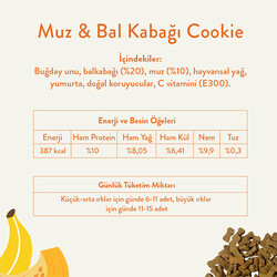 Kito Muz ve Balkabaklı Köpek Ödül Kurabiyesi 150 Gr - Thumbnail