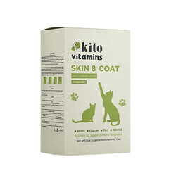 Kito - Kito Skin Coat Tüy Sağlığını Destekleyici Kedi Multivitamini 50 ml 