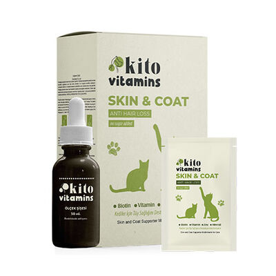 Kito Skin Coat Tüy Sağlığını Destekleyici Kedi Multivitamini 50 ml 