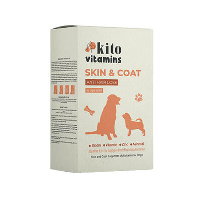 Kito Skin Coat Tüy Sağlığını Destekleyici Köpek Multivitamini 50 ml 
