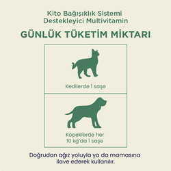 Kito Vitamins Bağışıklık Sistemi Destekleyici Kedi ve Köpek Multivitamini 2x15 Gr - Thumbnail