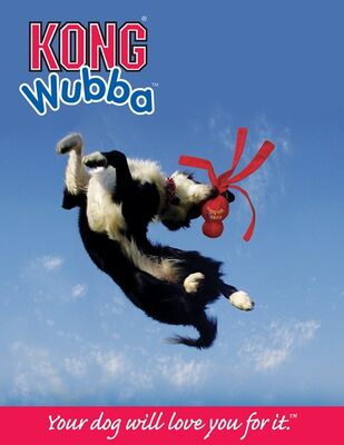 Kong Wubba Sesli Kumaş Köpek Oyuncağı Large 34 Cm