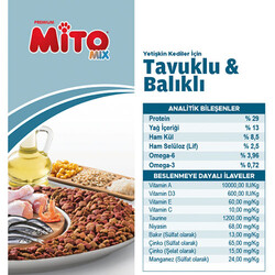 La Mito Mix Tavuklu ve Balıklı Yetişkin Kedi Maması 15 Kg - Thumbnail