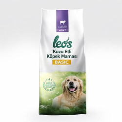 Leos Kuzu Etli Yetişkin Köpek Maması Basic 15 Kg - Thumbnail