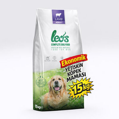 Leos Kuzu Etli Yetişkin Köpek Maması Basic 15 Kg 