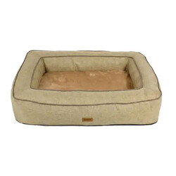 Lepus - Lepus Comfort Kedi ve Köpek Yatağı Haki Yeşil Large 100x70x18 Cm 