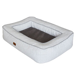 Lepus Comfort Kedi ve Köpek Yatağı Medium Gri 80x55x17 Cm - Thumbnail