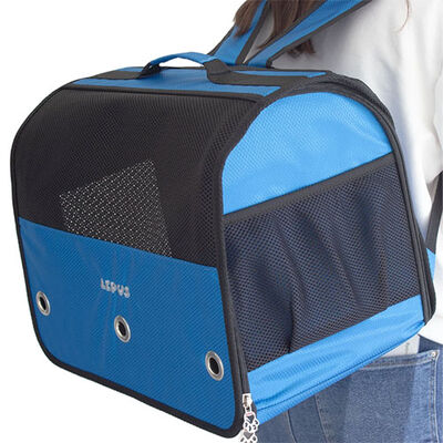 Lepus Cool Backpack Kedi ve Köpek Taşıma Çantası Mavi 32x26x43 Cm 
