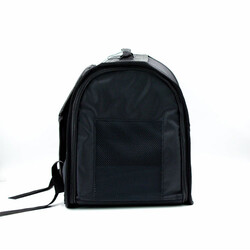 Lepus Cool Backpack Kedi ve Köpek Taşıma Çantası Siyah 32x26x43 Cm - Thumbnail