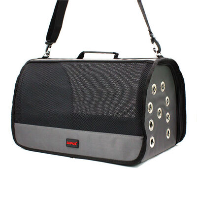 Lepus Kedi Köpek Çantası Mesh Bag Gri 28x45x28 Cm 