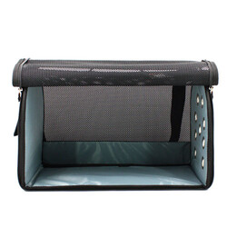 Lepus Kedi Köpek Çantası Mesh Bag Kırmızı 28x45x28 Cm - Thumbnail