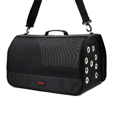 Lepus Kedi Köpek Çantası Mesh Bag Siyah 28x45x28 Cm 