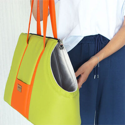 Lepus Sling Bag Kedi ve Köpek Taşıma Çantası Hardal 25x47x32 Cm 