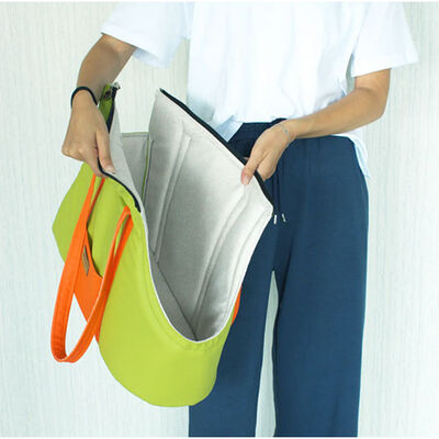 Lepus Sling Bag Kedi ve Köpek Taşıma Çantası Hardal 25x47x32 Cm 