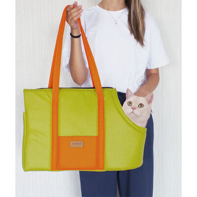 Lepus Sling Bag Köpek Taşıma Çantası Bordo 25x47x32 Cm 