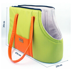 Lepus Sling Bag Köpek Taşıma Çantası Bordo 25x47x32 Cm - Thumbnail