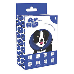 M-Pets - M-Pets Air Hug Şişirilebilir Köpek Koruyucu Yakalık Large 33x42 Cm 