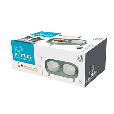M-Pets Altitude Standlı Mama Kabı 2x450 Ml 