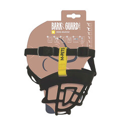 M-Pets - M-Pets Bark Guard Köpek Ağızlığı Sarı Siyah XL 20x17x9 Cm 
