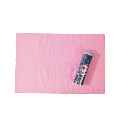 M-Pets Bathtime Hızlı Kuruyan Kedi ve Köpek Havlusu Pembe 64x43 Cm 