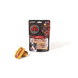 M-Pets Bbq Kings Hot Dogs Tavuklu Köpek Ödül Maması 135 Gr - Thumbnail