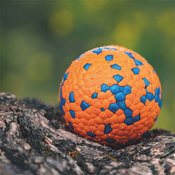 M-Pets Bloom Ball Parçalanmaz Top Köpek Oyuncağı Turuncu 7 Cm - Thumbnail