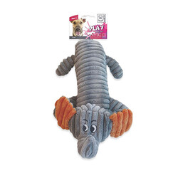 M-Pets - M-Pets Bobby Peluş Fil Köpek Oyuncağı Gri 32x17x9 Cm 