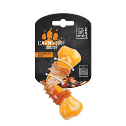 M-Pets - M-Pets Carnivore Boomerang Bone Pastırma Aromalı Kemik Köpek Oyuncağı Small 12,5x6,1x3,7 Cm 